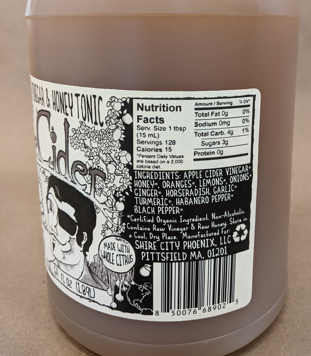 64oz Original Fire Cider - BPA free plastic jug